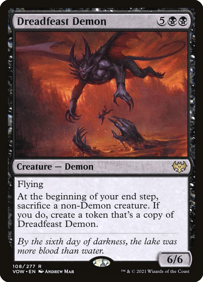 Dreadfeast Demon 108/277 (Innistrad: Crimson Vow)