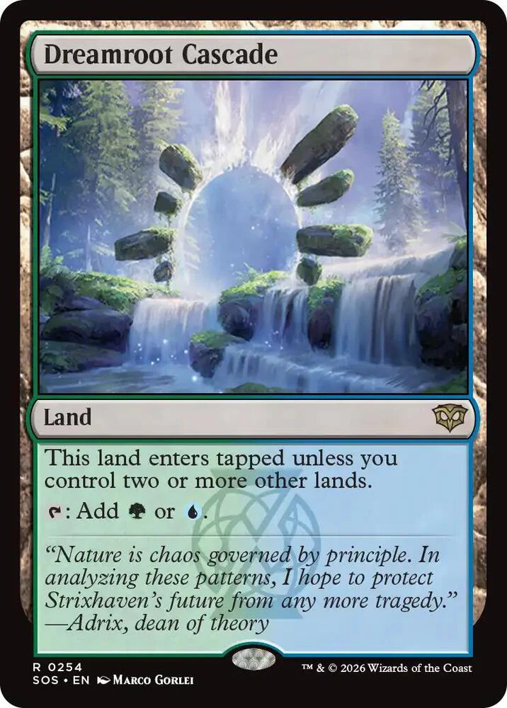 Dreamroot Cascade 254 (Secrets of Strixhaven) - Foil