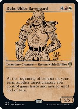 Duke Ulder Ravengard Showcase 420/361 (Commander Legends: Battle for Baldur's Gate)