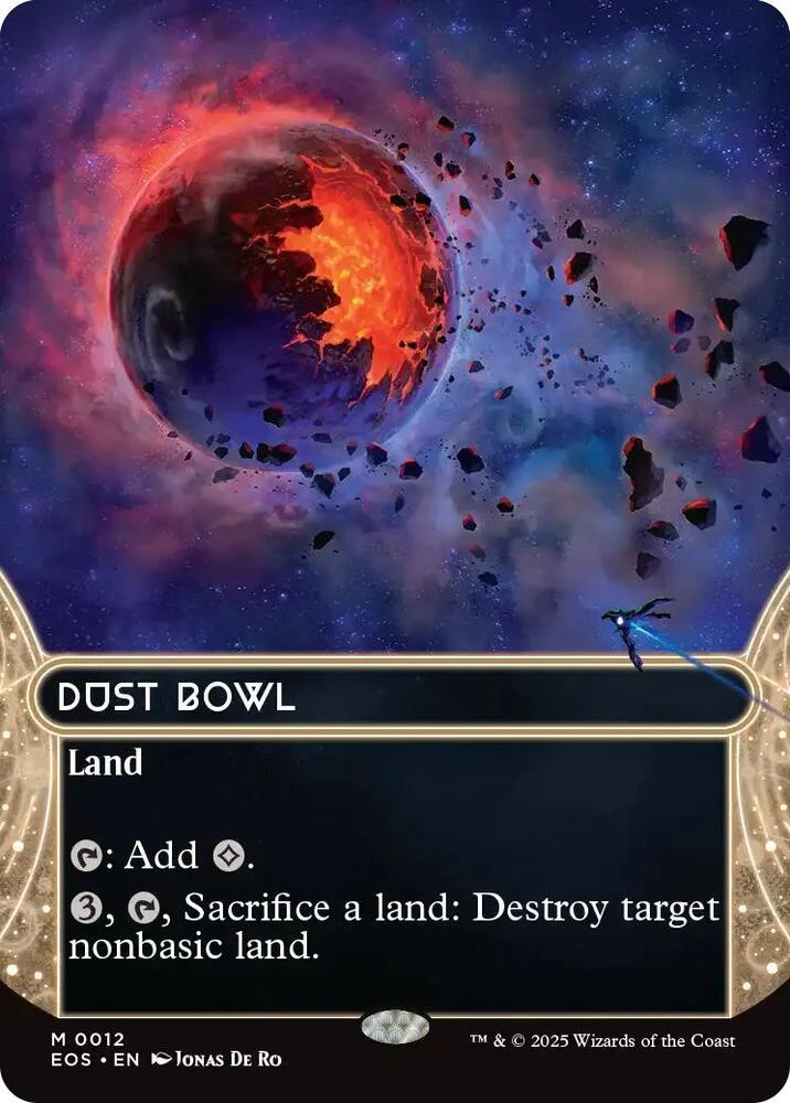 Dust Bowl 0012 Borderless 12 (Edge of Eternities: Stellar Sights)  - Foil