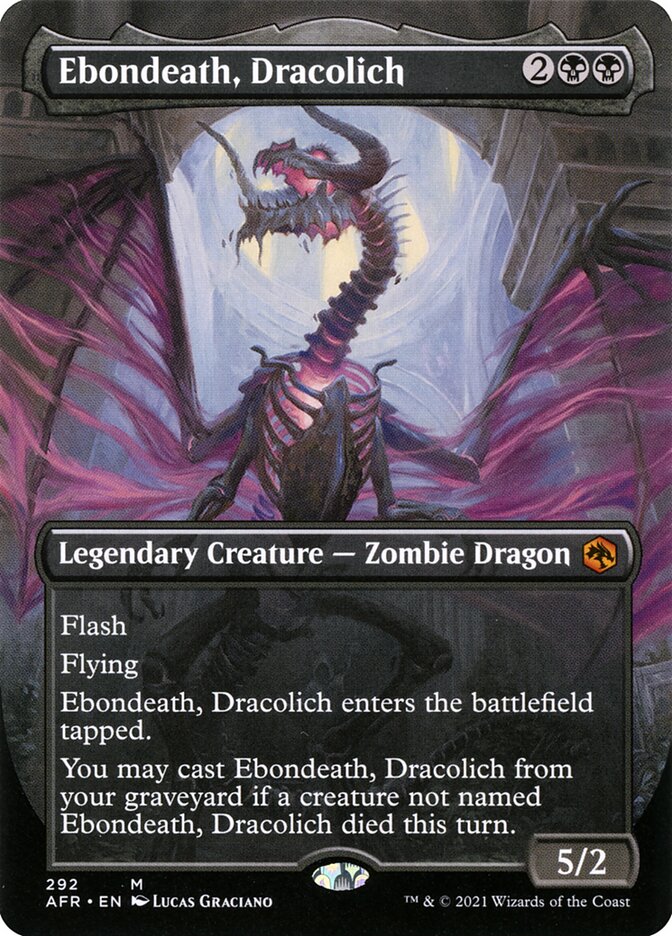 Ebondeath, Dracolich 292/281 (Adventures in the Forgotten Realms) - Foil