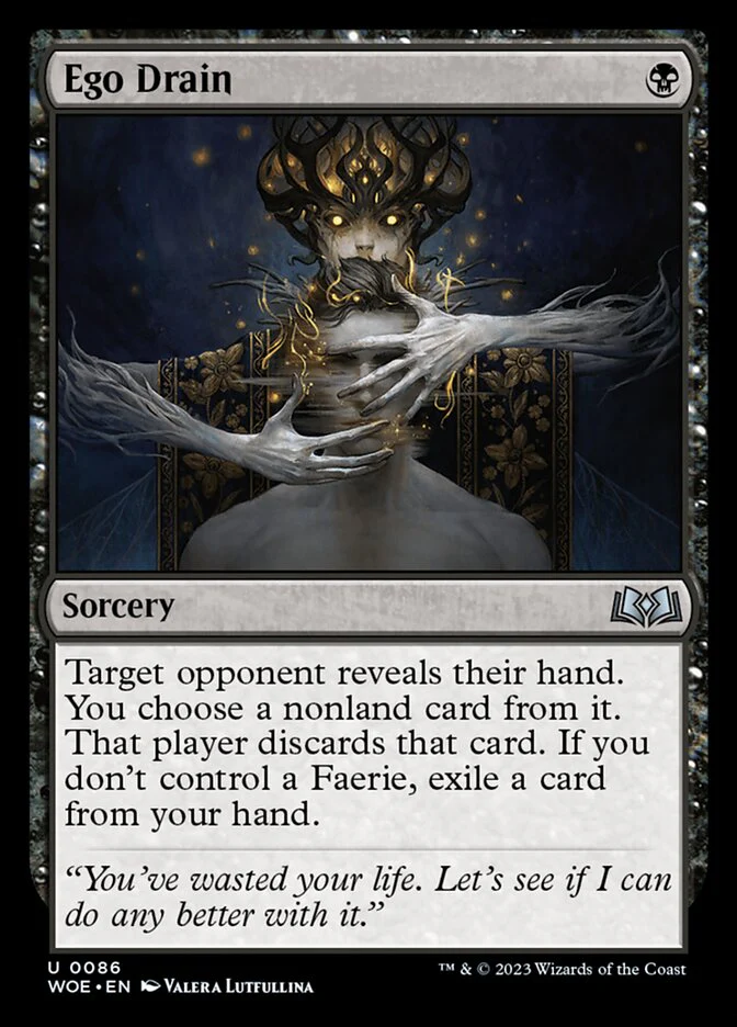 Ego Drain 86/276 (Wilds of Eldraine)