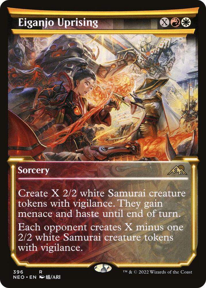Eiganjo Uprising 396/302 (Kamigawa: Neon Dynasty)  - Showcase Foil