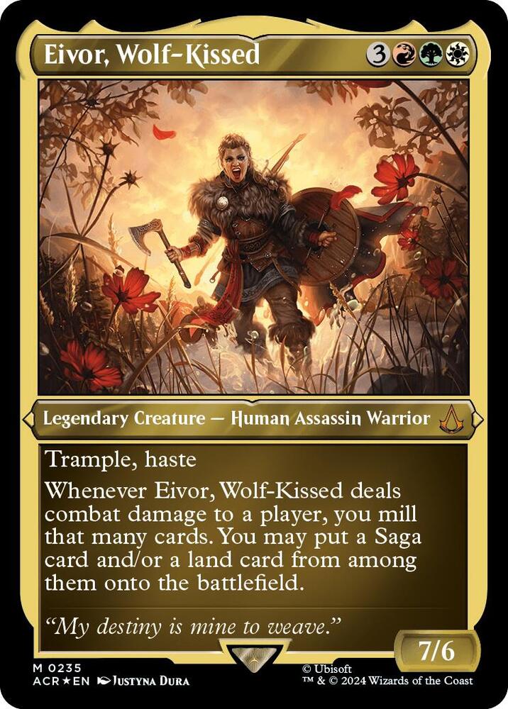 Eivor Wolf Kissed Foil Etched 235 (Universes Beyond: Assassin's Creed)  - Foil