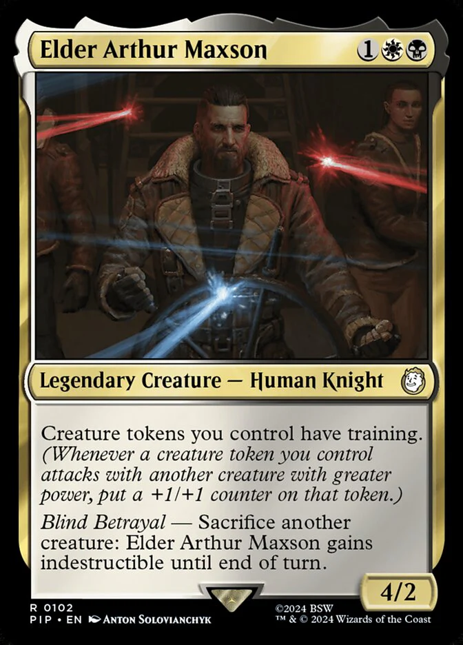 Elder Arthur Maxson 102/326 (Universes Beyond: Fallout)  - Foil