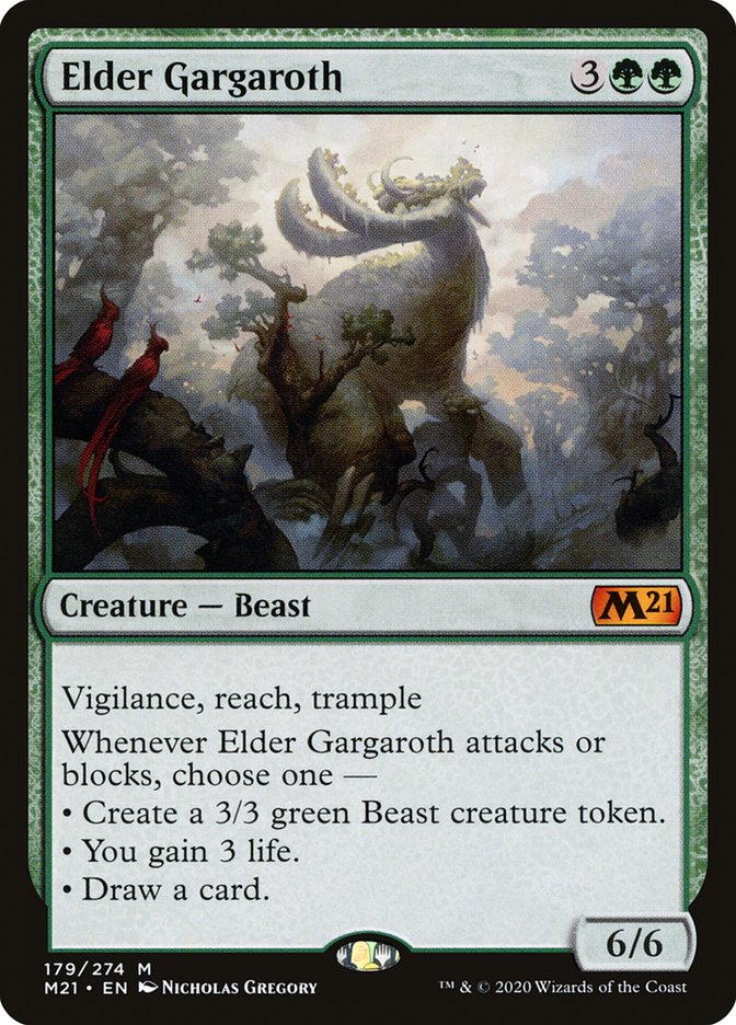 Elder Gargaroth 179/274 (Core Set 2021)  - Foil