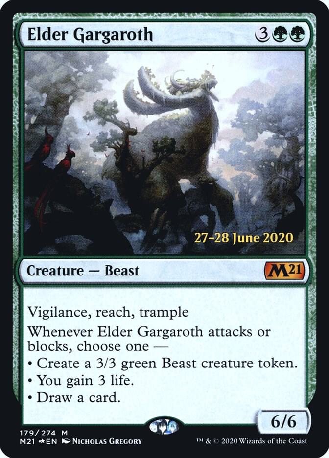 Elder Gargaroth 179s/137 (Prerelease Cards)  - Foil