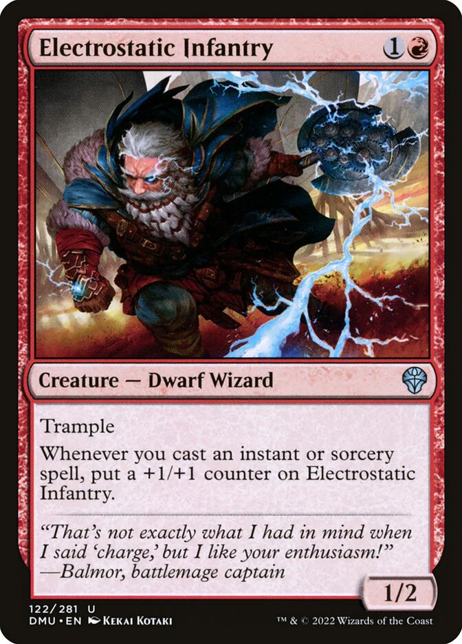 Electrostatic Infantry 122/281 (Dominaria United)