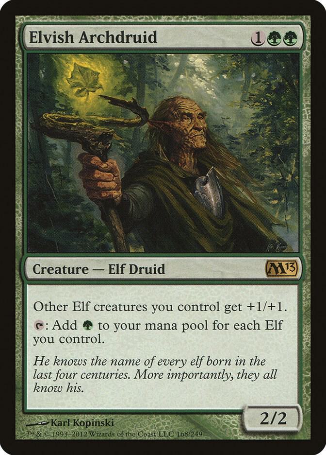 Elvish Archdruid 168/249 (Magic 2013 (M13))  - Foil