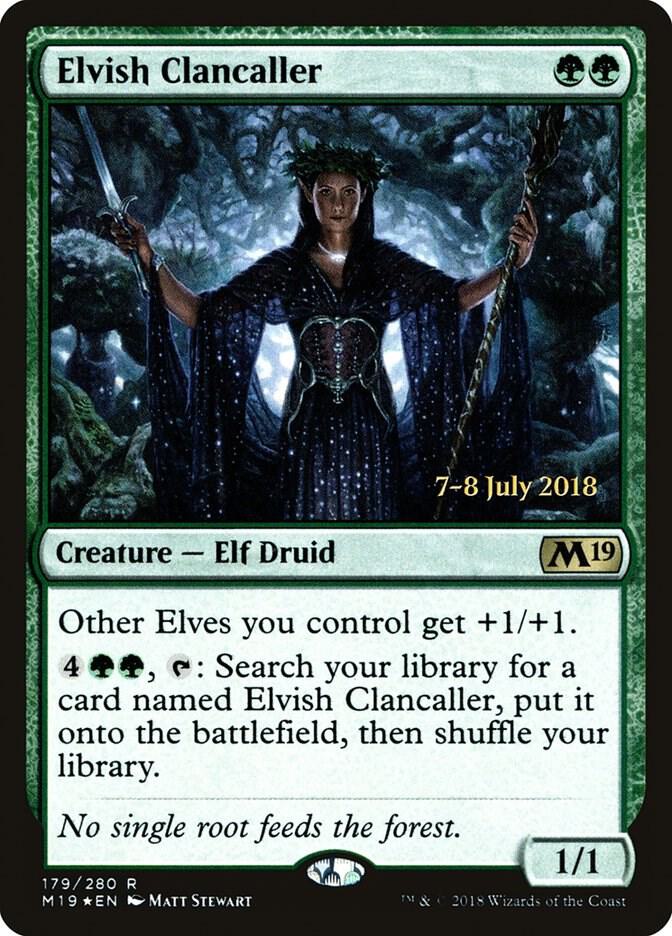 Elvish Clancaller 179s/95 (Prerelease Cards)  - Foil