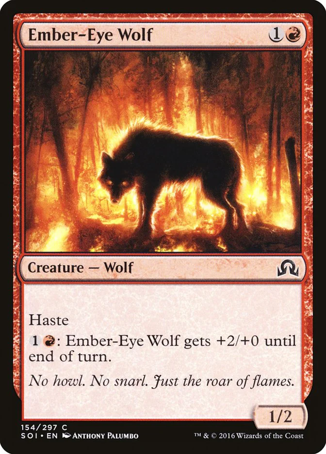 Ember-Eye Wolf 154/297 (Shadows over Innistrad)