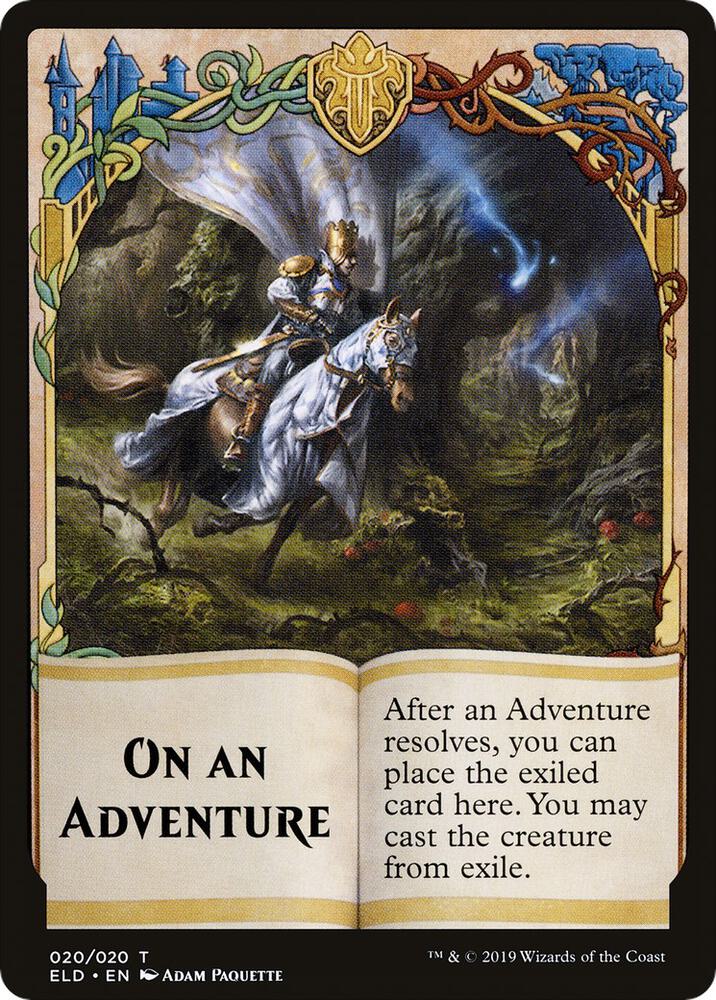 Emblem On An Adventure Spirit Double Sided Token Challenger 2020 20 // 1 (Unique and Miscellaneous Promos)