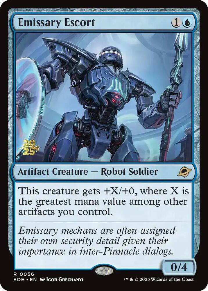 Emissary Escort 56s/160 (Prerelease Cards)  - Foil