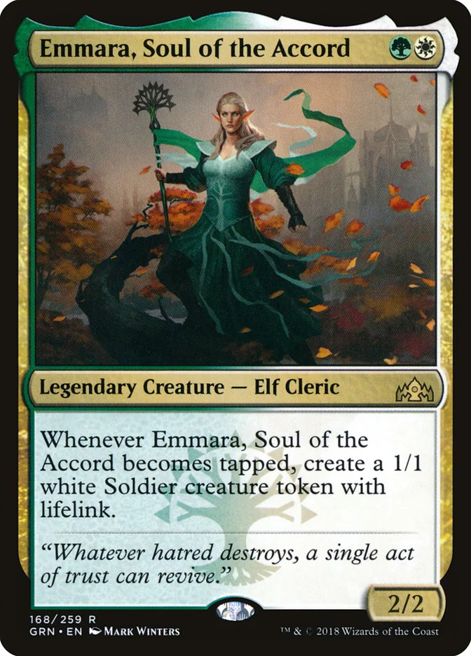Emmara, Soul of the Accord 168/259 (Guilds of Ravnica)