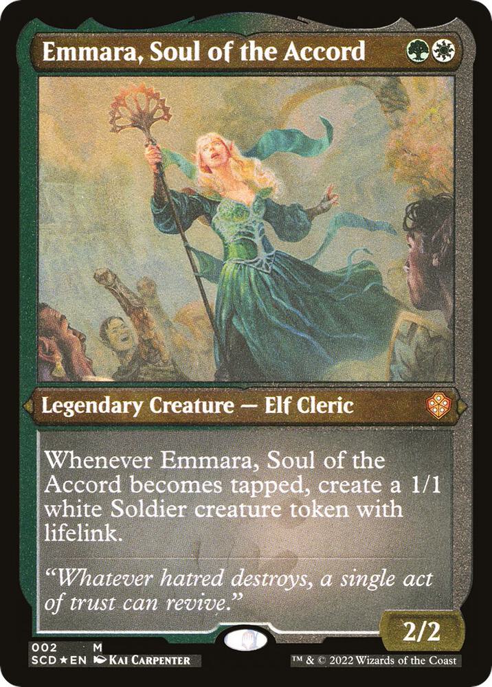 Emmara, Soul of the Accord 2 (Starter Commander Decks)  - Etched Foil