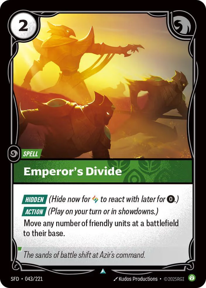 Emperor's Divide 43/221 (Spiritforged) - Foil