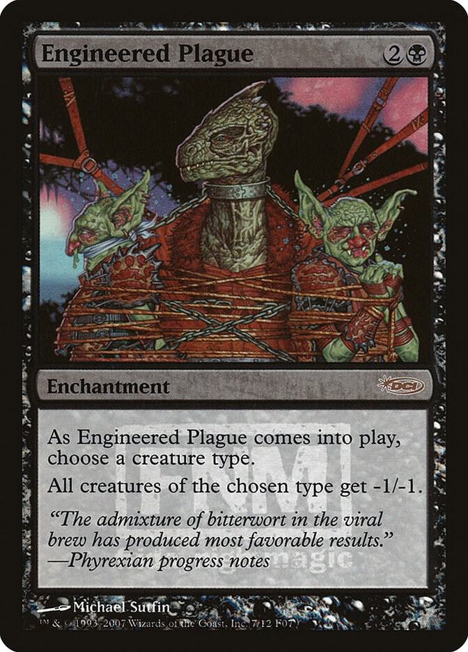 Engineered Plague 7/12 (FNM Promos)  - Foil