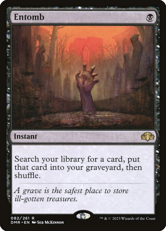 Entomb 82/261 (Dominaria Remastered)  - Foil
