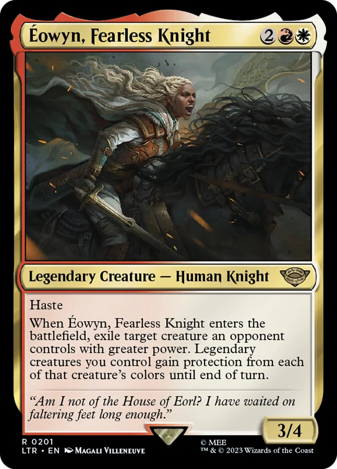 Éowyn, Fearless Knight 201 (Universes Beyond: The Lord of the Rings: Tales of Middle-earth)