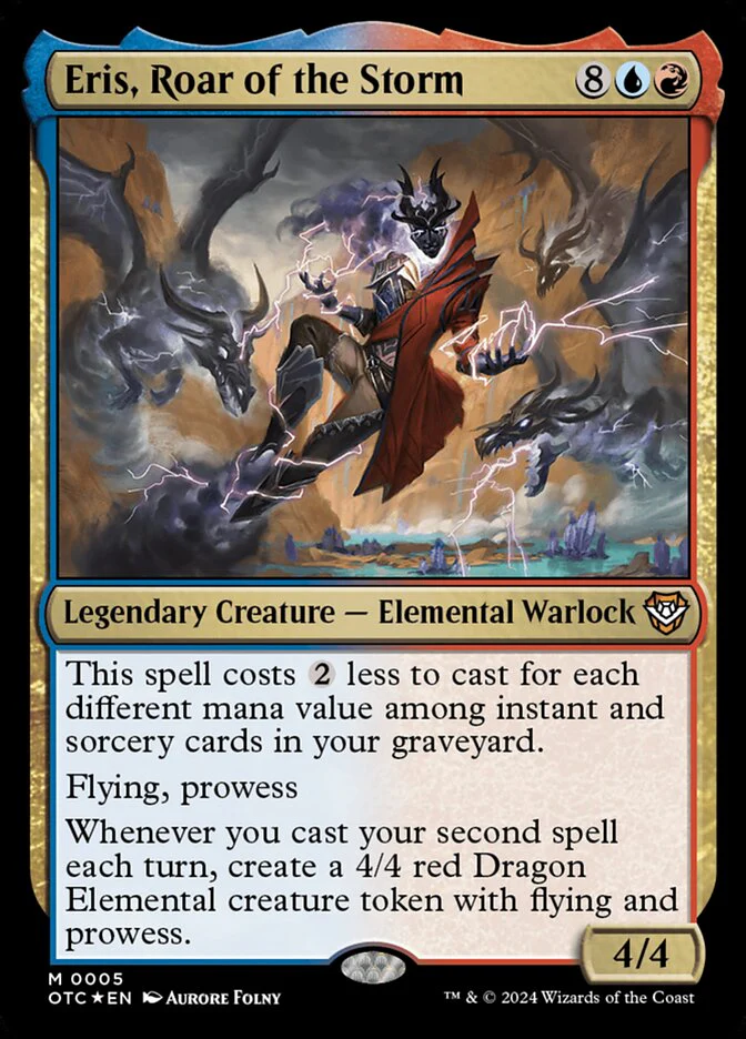 Eris, Roar of the Storm 5/342 (Commander: Outlaws of Thunder Junction)  - Foil
