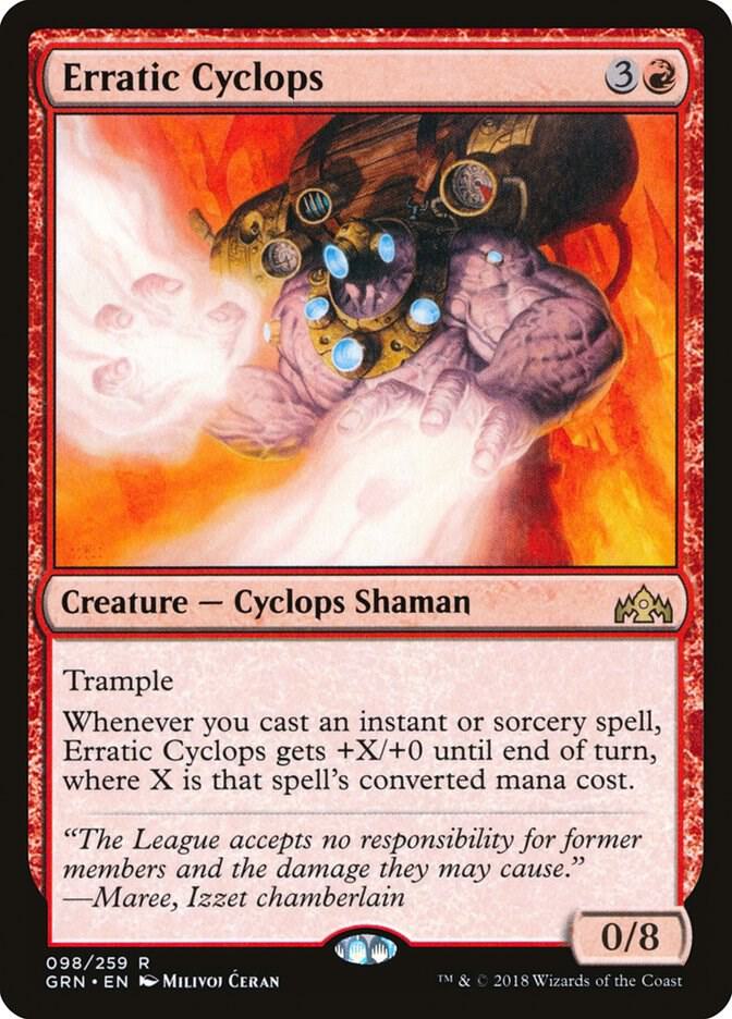 Erratic Cyclops 98 (Guilds of Ravnica)