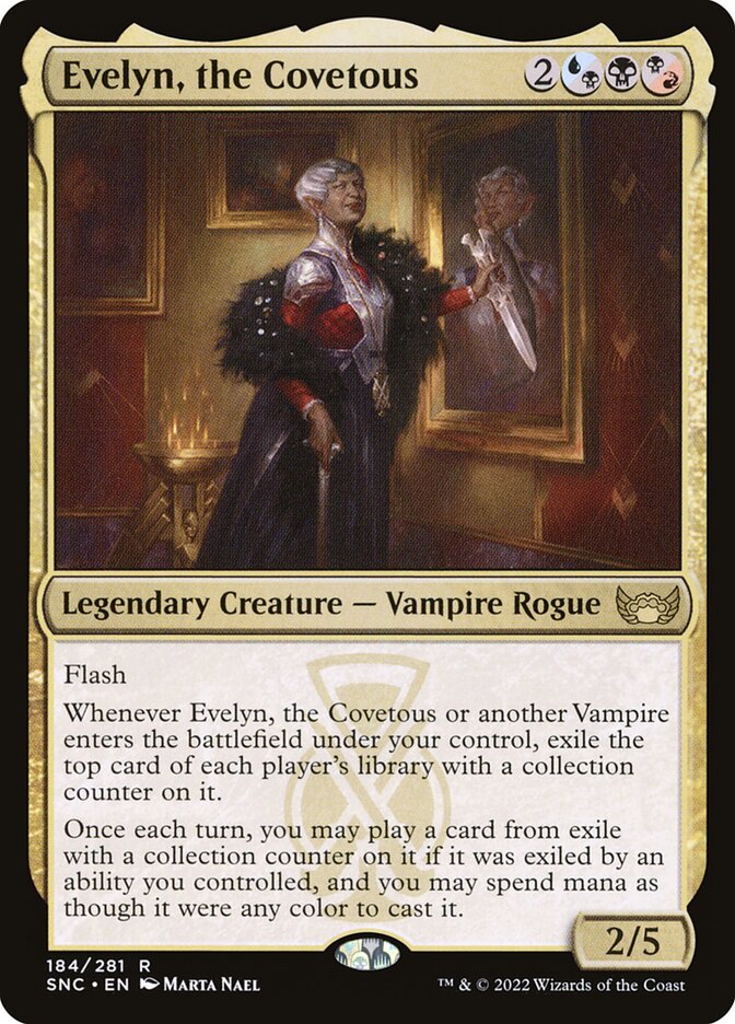 Evelyn, the Covetous 184/281 (Streets of New Capenna) - Foil