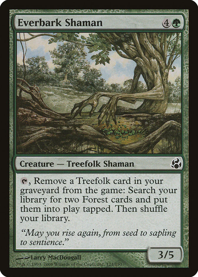 Everbark Shaman 121/150 (Morningtide)  - Foil