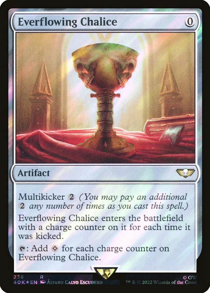 Everflowing Chalice  238★/617 (Universes Beyond: Warhammer 40,000)  - Surge Foil