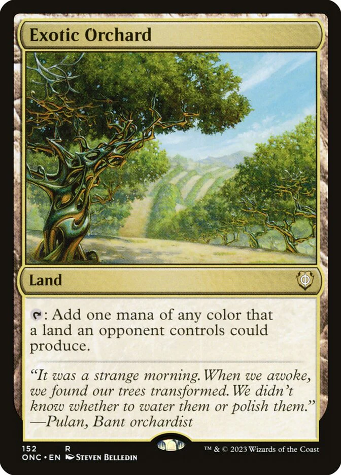 Exotic Orchard 152/28 (Commander: Phyrexia: All Will Be One)