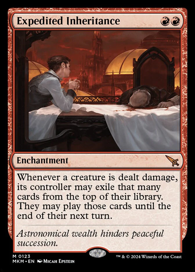 Expedited Inheritance 123 (Murders at Karlov Manor)  - Foil