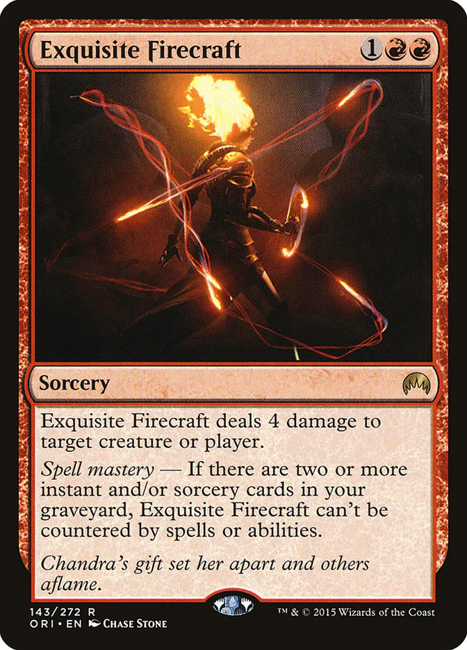 Exquisite Firecraft 143/272 (Magic Origins)  - Foil