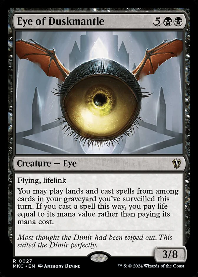 Eye of Duskmantle 27/311 (Commander: Murders at Karlov Manor)