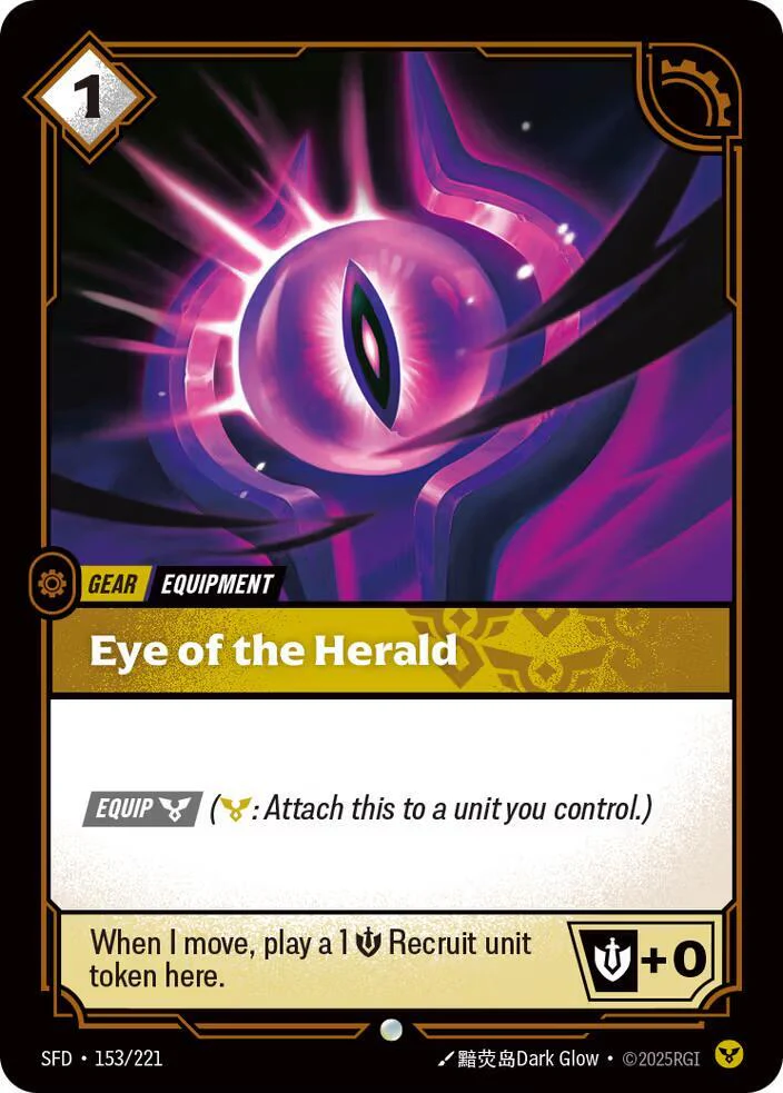 Eye of the Herald 153/221 (Spiritforged)  - Foil