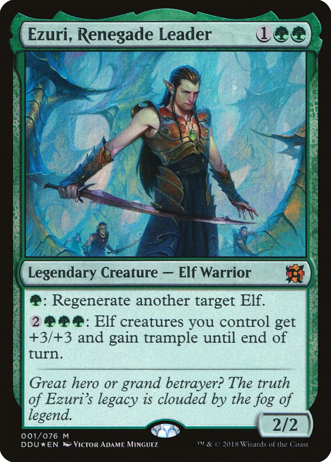 Ezuri, Renegade Leader 1/76 (Duel Decks: Elves vs. Inventors) - Foil