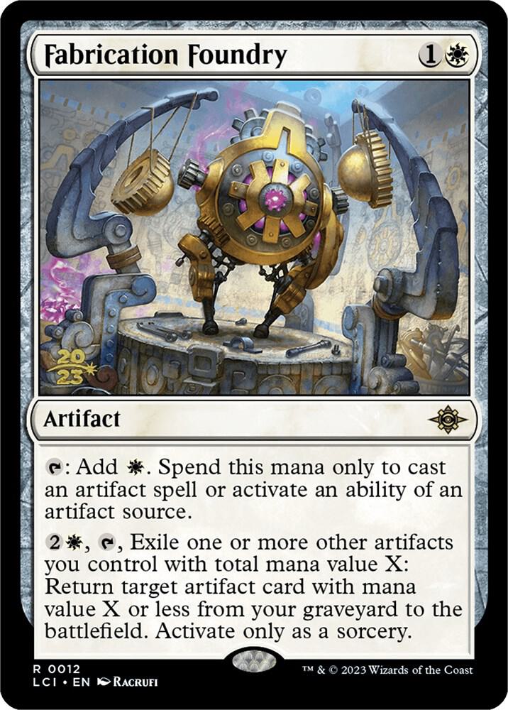 Fabrication Foundry 12s/138 (Prerelease Cards)  - Foil