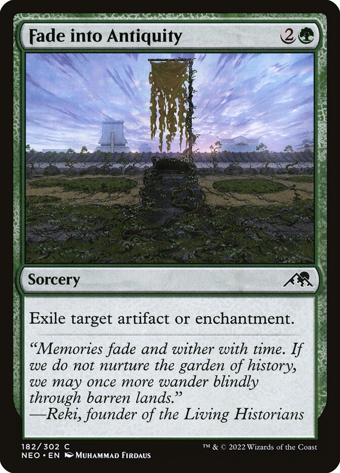Fade into Antiquity 182/302 (Kamigawa: Neon Dynasty) - Foil