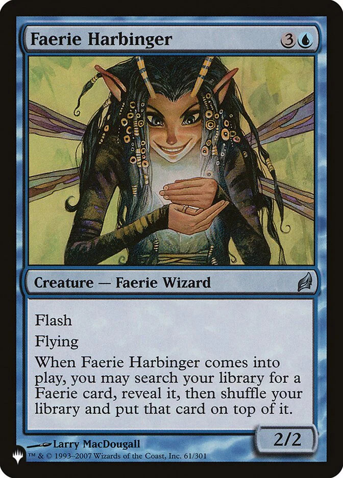 Faerie Harbinger 61/301 (The List Reprints)