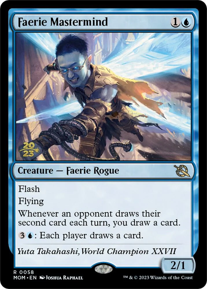 Faerie Mastermind 58s/162 (Prerelease Cards)  - Foil