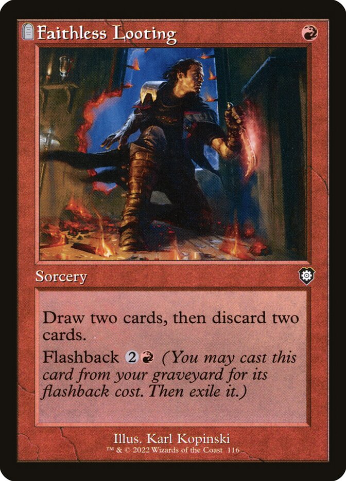 Faithless Looting 116/40 (Commander: The Brothers' War)
