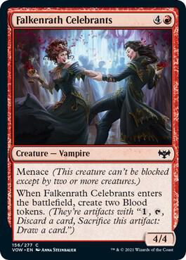 Falkenrath Celebrants 156/277 (Innistrad: Crimson Vow)