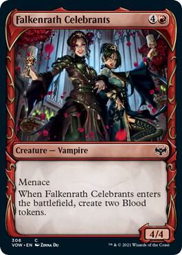 Falkenrath Celebrants Showcase 306/277 (Innistrad: Crimson Vow)