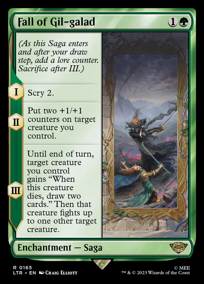 Fall of Gil galad 165 (Universes Beyond: The Lord of the Rings: Tales of Middle-earth)  - Foil
