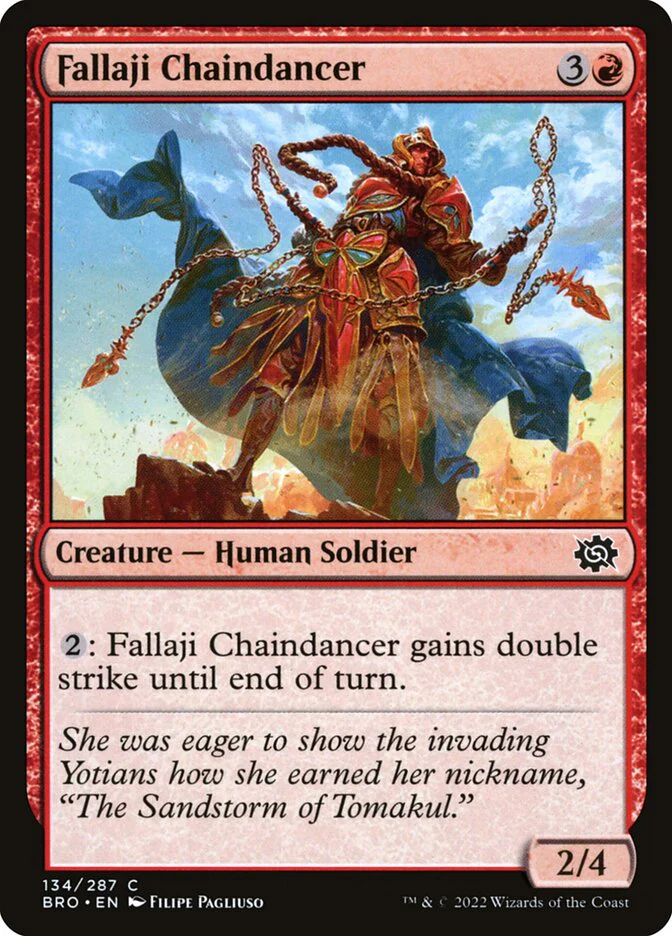 Fallaji Chaindancer 134/287 (The Brothers' War) - Foil