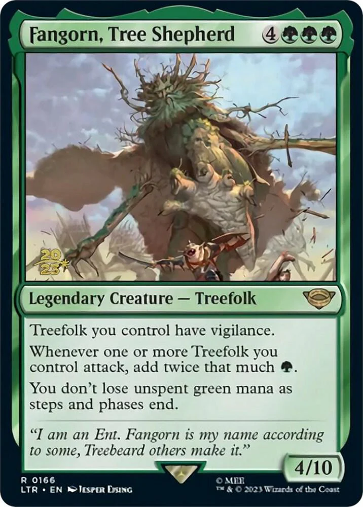 Fangorn Tree Shepherd 166s/86 (Prerelease Cards)  - Foil