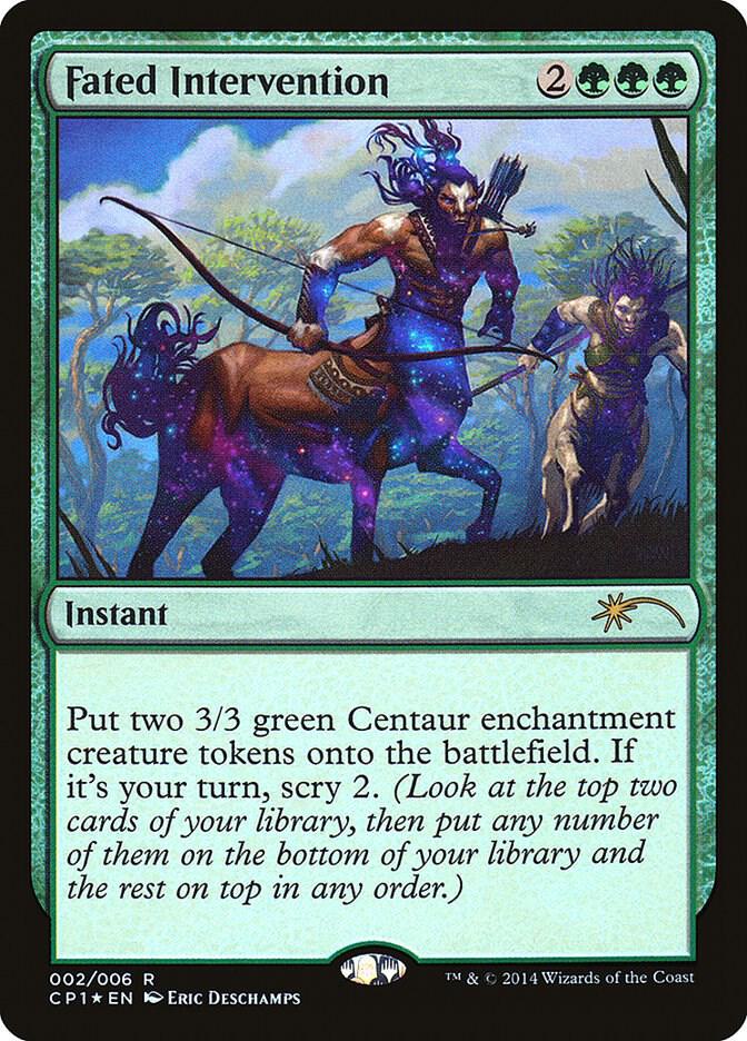 Fated Intervention 2/6 (Unique and Miscellaneous Promos)  - Foil