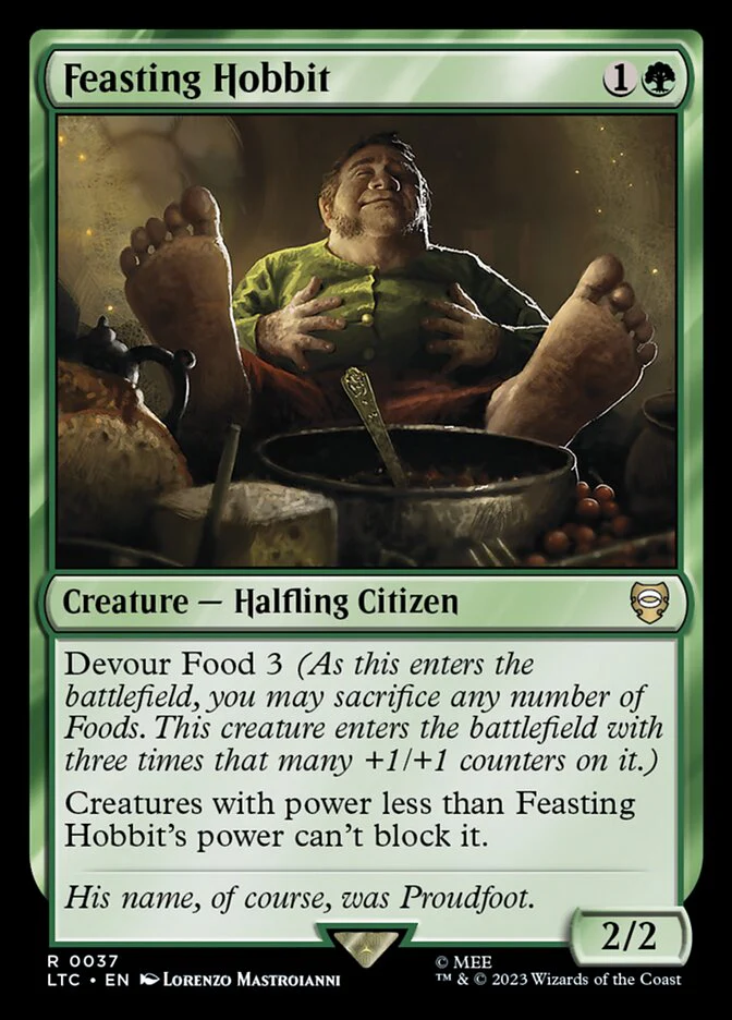 Feasting Hobbit 37/347 (Commander: The Lord of the Rings: Tales of Middle-earth)