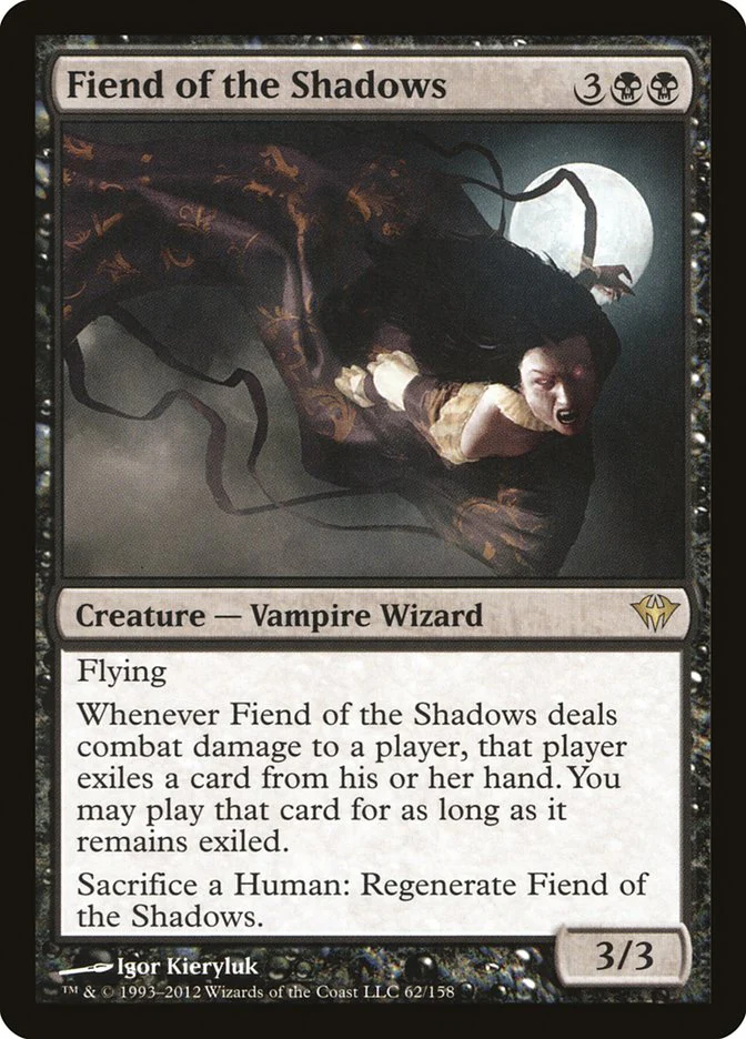 Fiend of the Shadows 62/158 (Dark Ascension)  - Foil