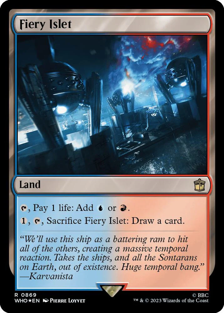Fiery Islet 869/331 (Universes Beyond: Doctor Who)  - Surge Foil