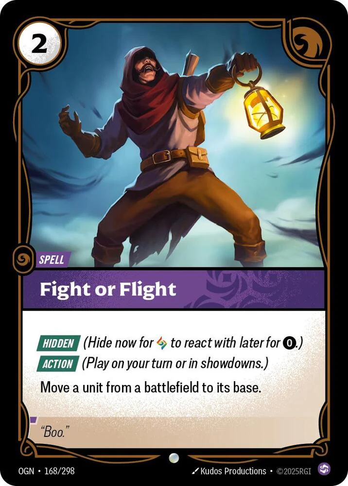 Fight or Flight 168/298 (Origins)