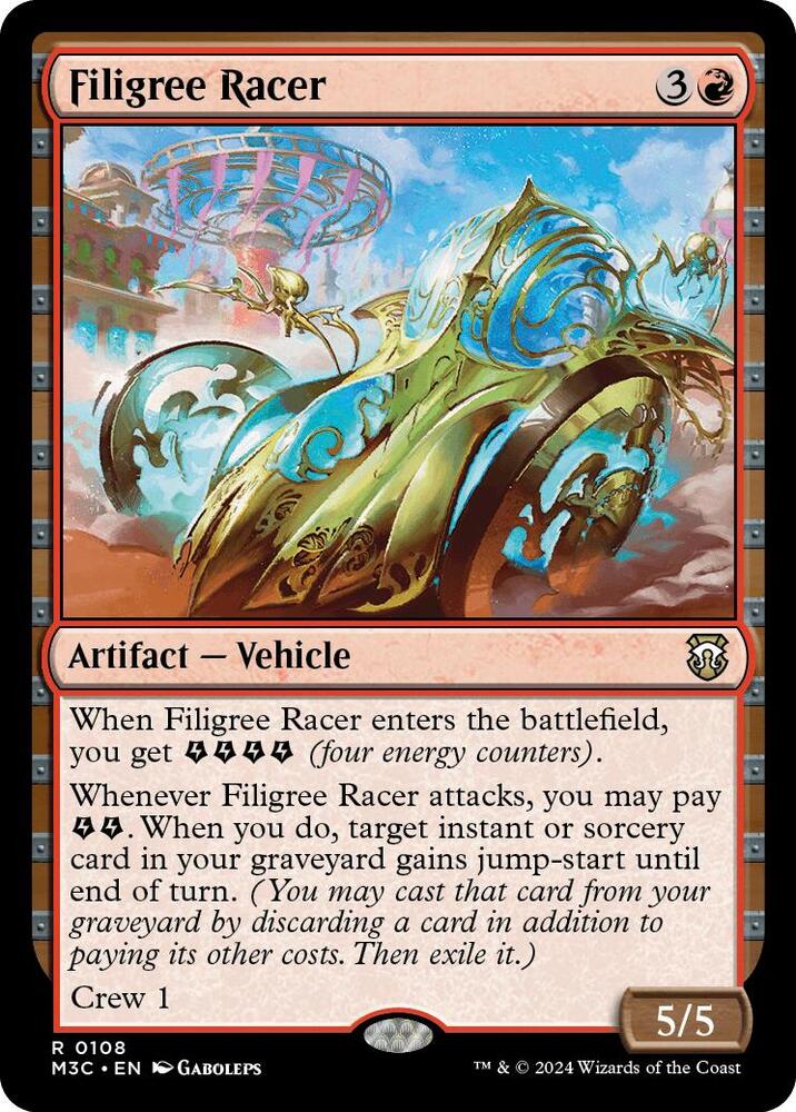 Filigree Racer 108/411 (Commander: Modern Horizons 3)